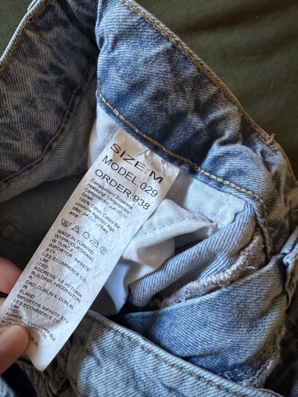 High Waist Straight Leg Jeans - Picture 6 of 6